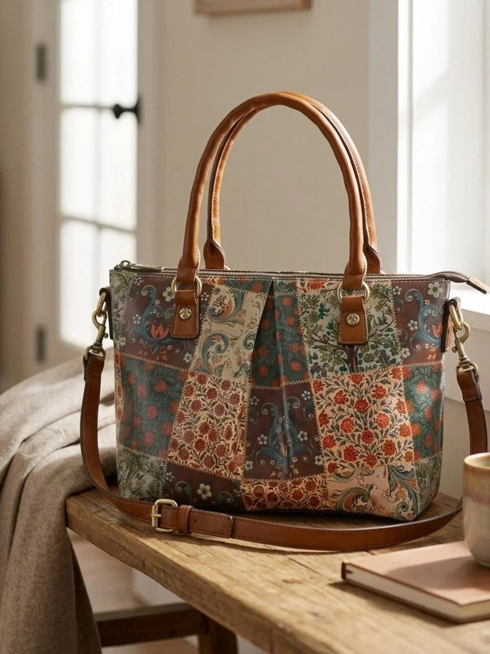 Patricia Nash Zora Top Handle - Nordic Patchwork - Picture 5 of 5